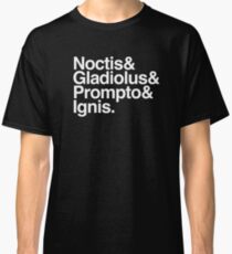 Final Fantasy XV boys (white text) Classic T-Shirt