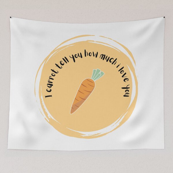 Item preview, i carrot tell you how much i love you designed and sold by momilon.