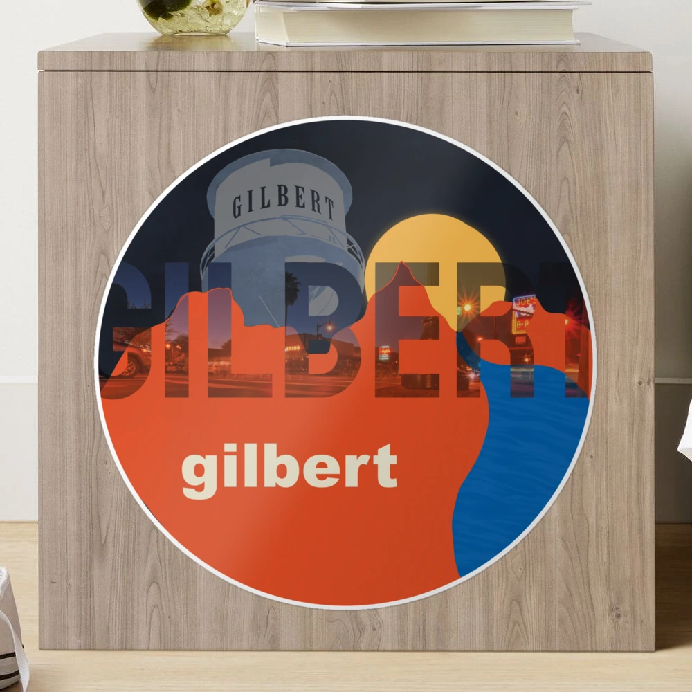 Vinyl Bumper Stickers Gilbert Arizona Water Tower Magnet | 5 Inch Vinyl ...