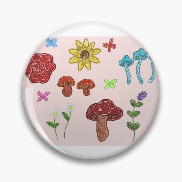 Item preview, Flowers and mushrooms sheet designed and sold by P4perpage.