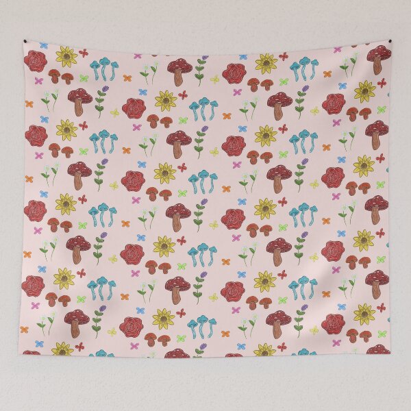 Item preview, Flowers and mushrooms sheet designed and sold by P4perpage.