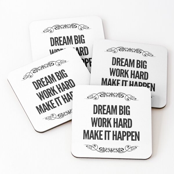 Item preview, Dream Big Work Hard Make it Happen - Cool Sticker designed and sold by joejiing.