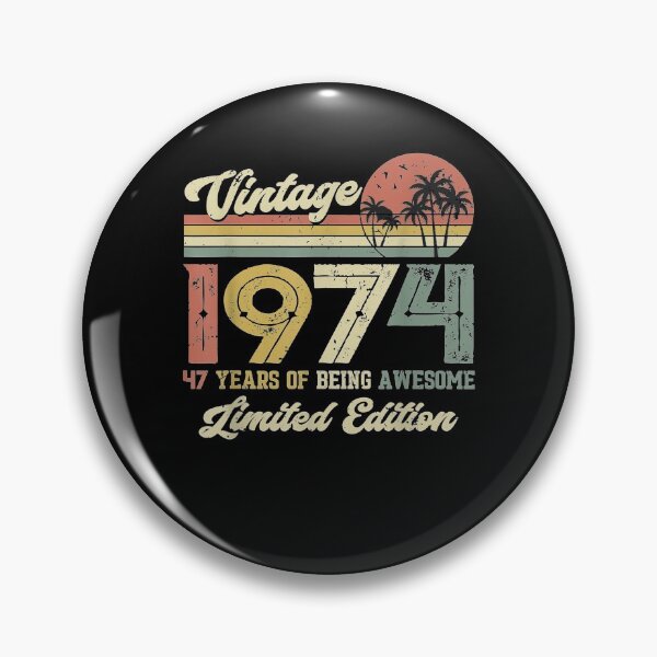 Item preview, Vintage 1974 Retro 47 Year Old 47th Birthday Gift Men Women  designed and sold by aguilaro.