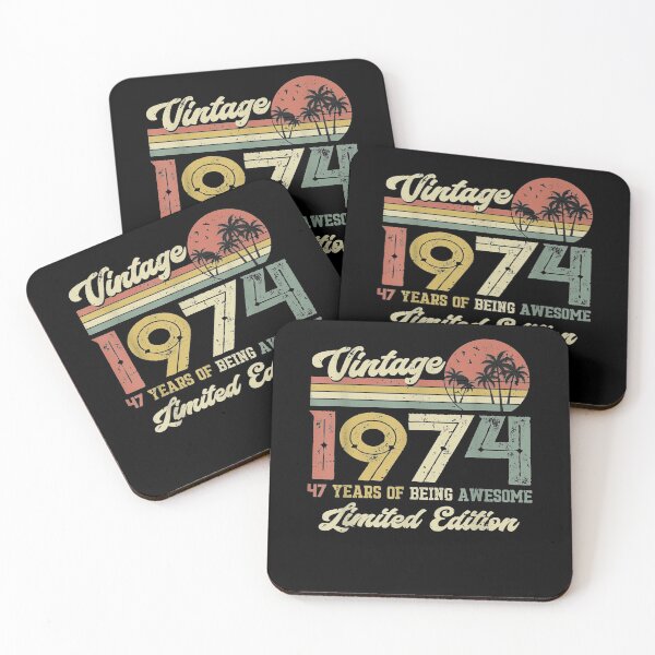 Item preview, Vintage 1974 Retro 47 Year Old 47th Birthday Gift Men Women  designed and sold by aguilaro.