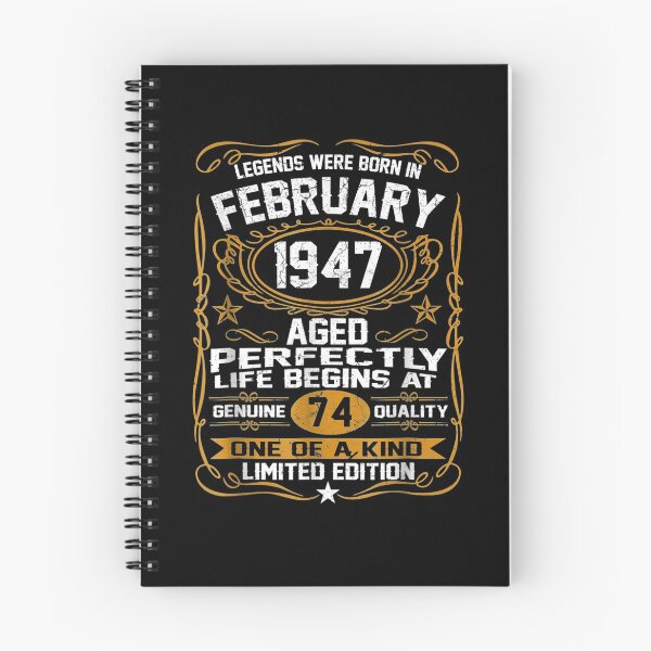 Item preview, Legends Were Born In February 1947 74th Birthday Gifts  designed and sold by charissamo77.