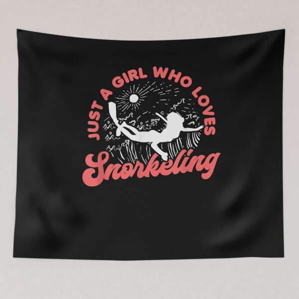 Item preview, Snorkeling Girl Gift  designed and sold by aguilaro.