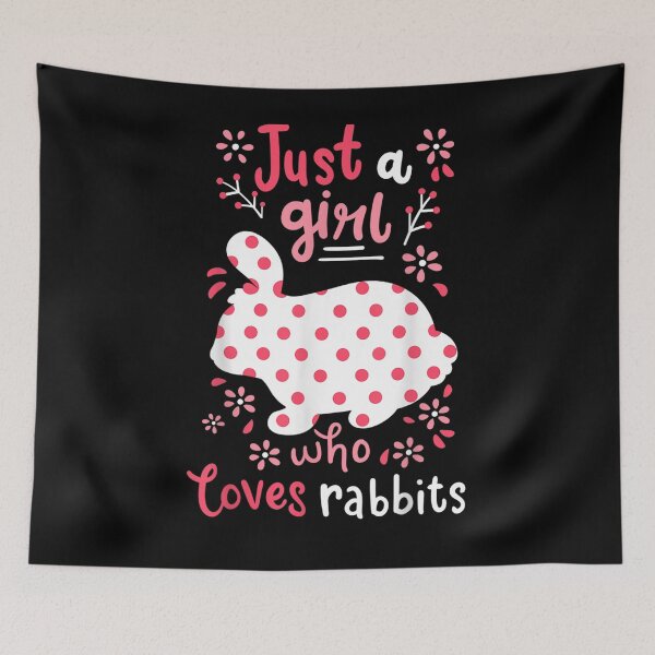 Item preview, Rabbit Just A Girl Rabbits Gift  designed and sold by aguilaro.