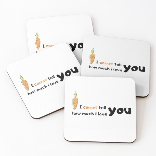 Item preview, i carrot tell you how much i love you designed and sold by momilon.