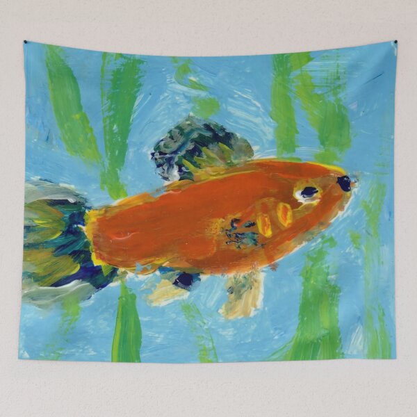 Item preview, "Red" Red Platy Fish designed and sold by Gelarie Johnson.