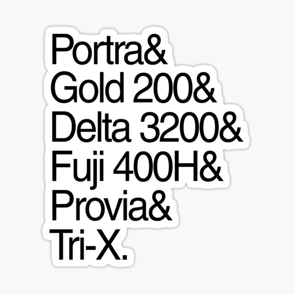 Artikel-Vorschau von Helvetica Filmvorrat, designt und verkauft von AndreaBorden.