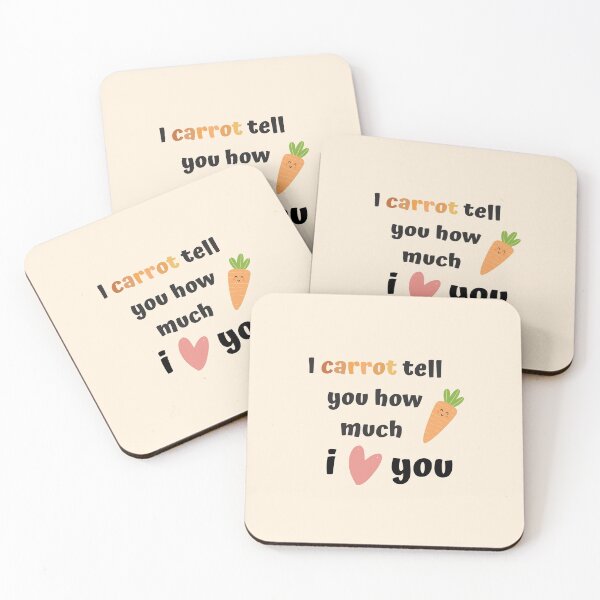 Item preview, i carrot tell you how much i love you designed and sold by momilon.