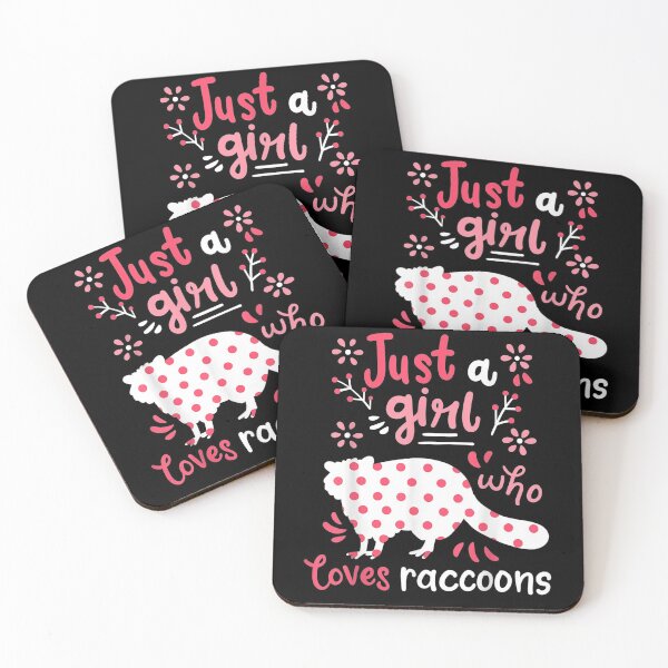 Item preview, Raccoon Just A Girl Raccoons Gift  designed and sold by aguilaro.