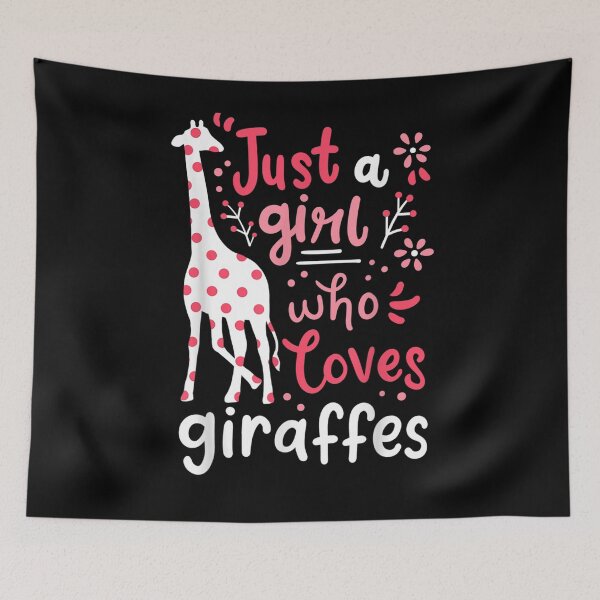 Item preview, Giraffe Just A Girl Giraffes Gift  designed and sold by aguilaro.