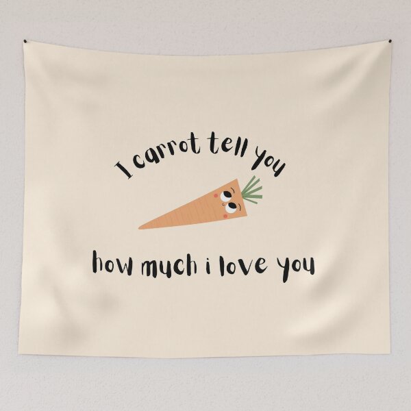 Item preview, i carrot tell you how much i love you designed and sold by momilon.