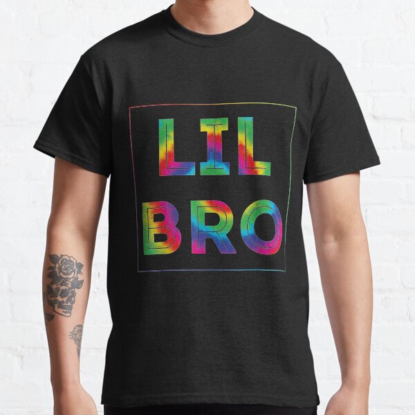 Lil Bro Matching Family Outfits Sibling Tie Dye  Classic T-Shirt