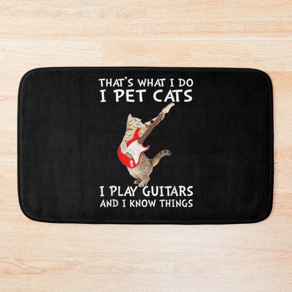 Item preview, That's What I Do I Pet Cats I Play Guitars  designed and sold by charissamo77.