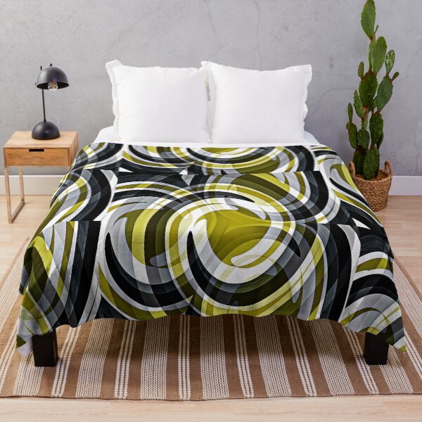 Item preview, Mustard Swirl Abstract designed and sold by ArtIAM8.