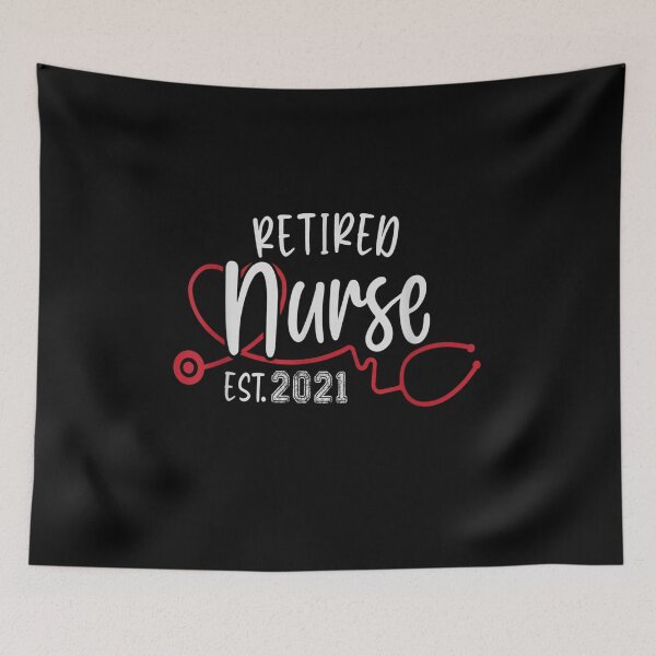 Item preview, Retired Nurse 2021 Nursing Retirement Gift Est  designed and sold by aguilaro.