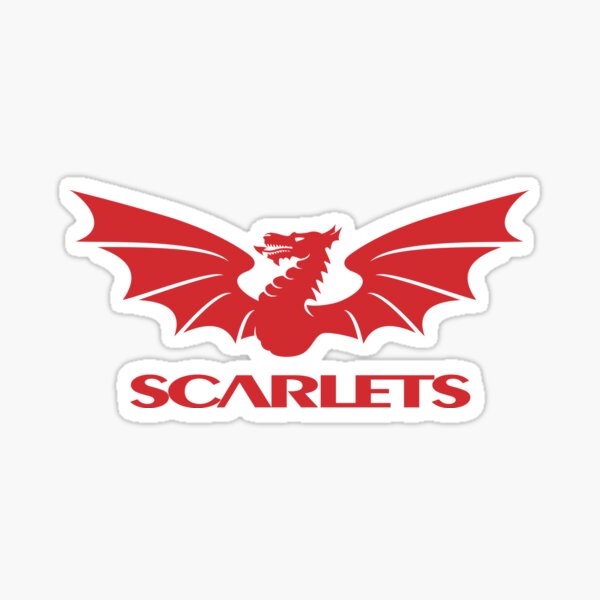 scarlets rugby Sticker