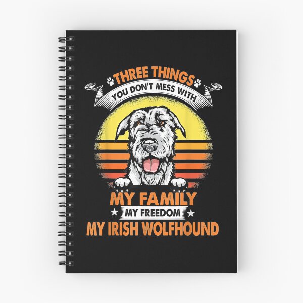 Item preview, Three Things You Don't Mess With Irish Wolfhound Dog Lover  designed and sold by aguilaro.