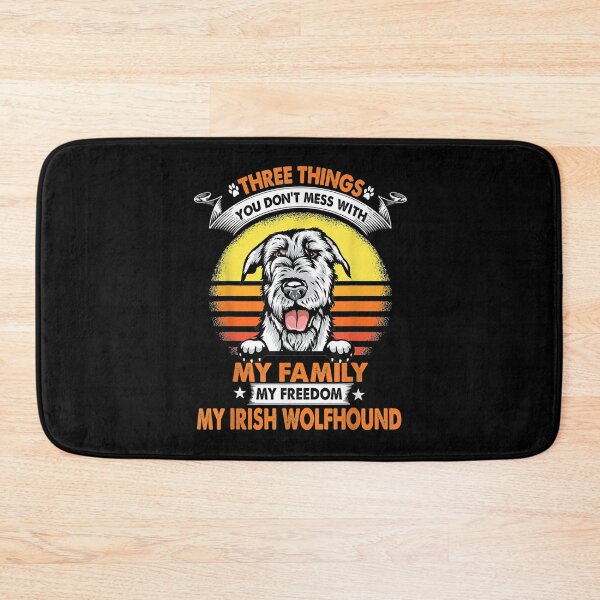 Item preview, Three Things You Don't Mess With Irish Wolfhound Dog Lover  designed and sold by aguilaro.