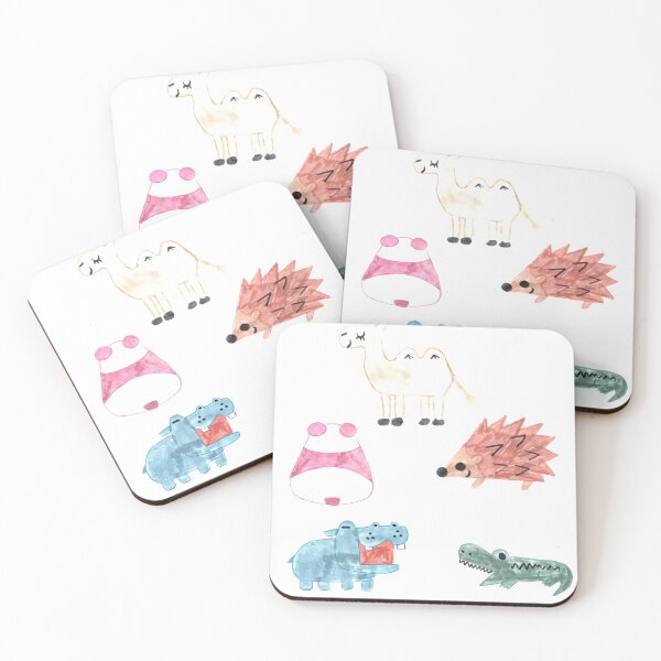 Item preview, Sweet Zoo Animals *order medium or large stickers* designed and sold by latenightsnacc.