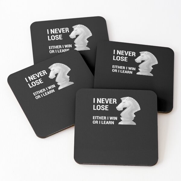 Item preview, Funny I Never Lose Either I Win Or I Learn Chess Player Gift  designed and sold by aguilaro.