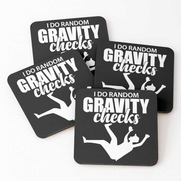 Item preview, I Do Random Gravity Checks | Clumsy Uncoordinated designed and sold by GravitiTees.
