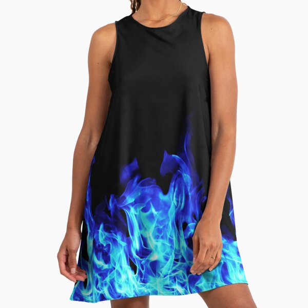 blue dress for baby girl Gothic Plus Size Glitter Light Beam Ombre Cactus Print Backless A Line Tank Dress Black / 2X