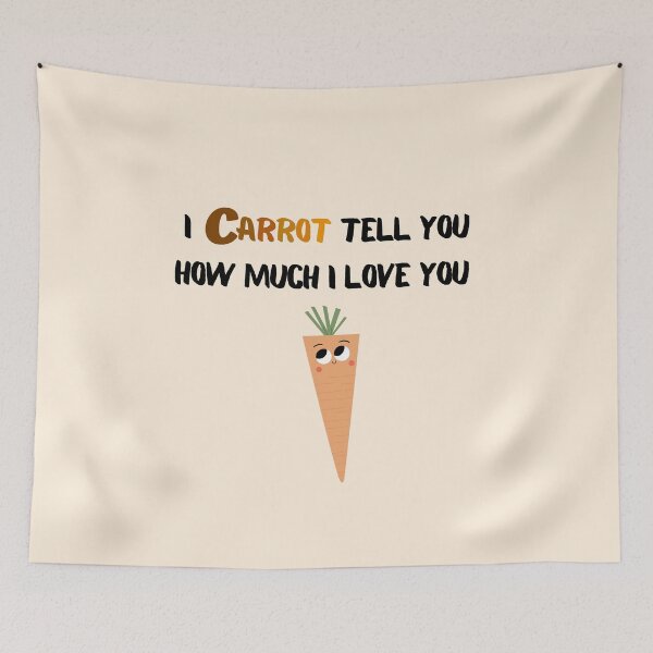 Item preview,  i carrot tell you how much i love you designed and sold by momilon.