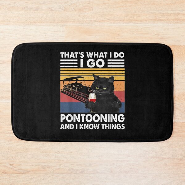 Item preview, That's What I Do I Go Pontooning And I Know Things Vintage  designed and sold by aguilaro.