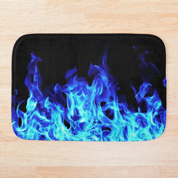 Item preview, BLUE FLAMES HOT FIRE Black Lightning BLUE ROYAL Blue Turquoise ELECTRIC NEON designed and sold by JadedVintage.