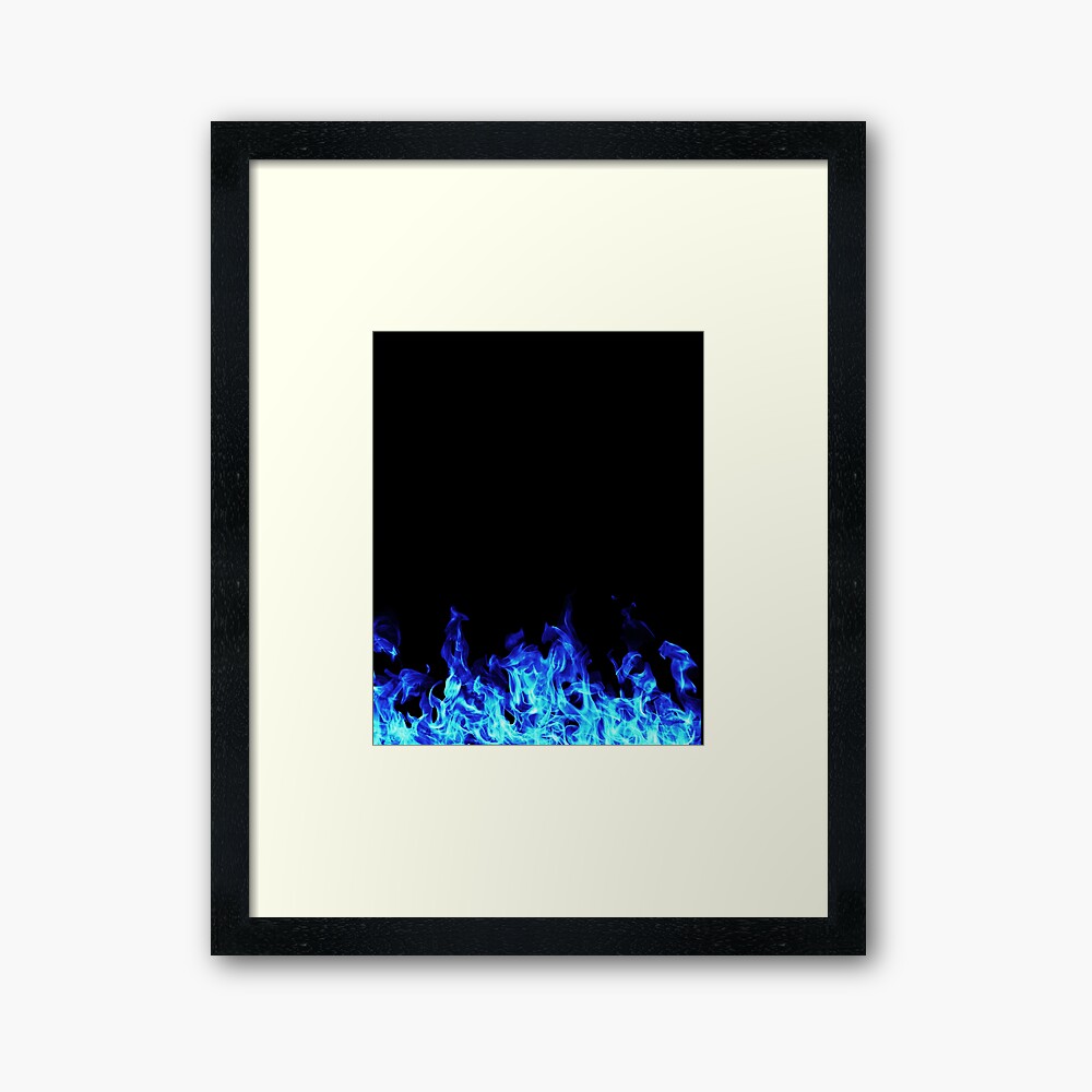 BLUE FLAMES HOT FIRE Black Lightning BLUE ROYAL Blue Turquoise ELECTRIC  NEON iPad Case & Skin for Sale by JadedVintage