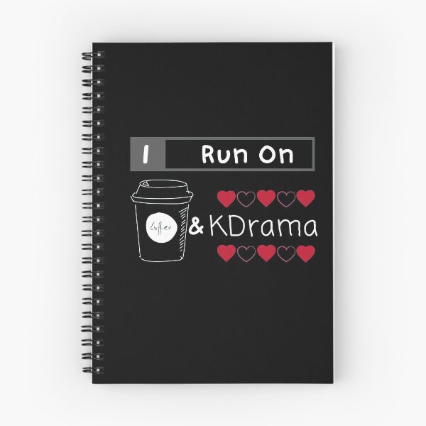 Item preview, I Run On Coffee and Kdrama designed and sold by NattyTees.