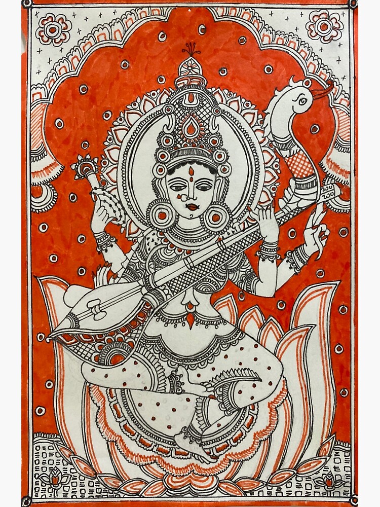 ArtStation - Hindu Goddess of Wisdom||Mata Saraswati||Character Drawing