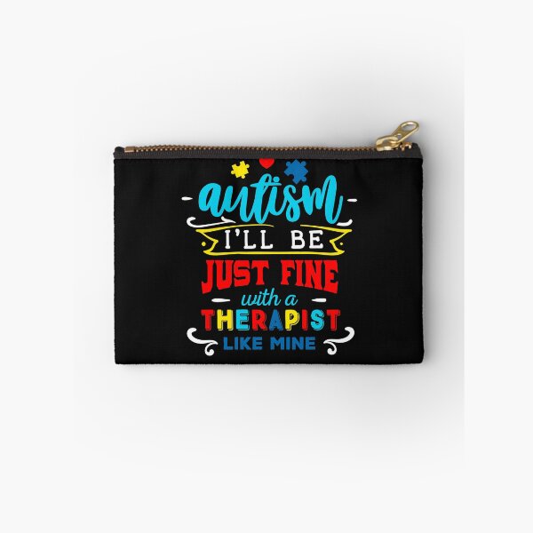 Item preview, Autism Just Fine With A therapist Like Mine- Autism awareness designed and sold by shivani21061993.