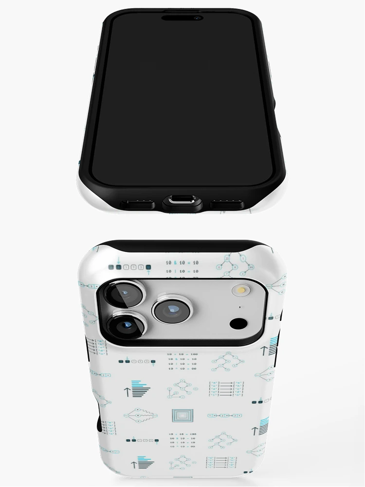 Thumbnail 3 of 4, iPhone Case, Algorithms and Data Structures designed and sold by Mechashadow.