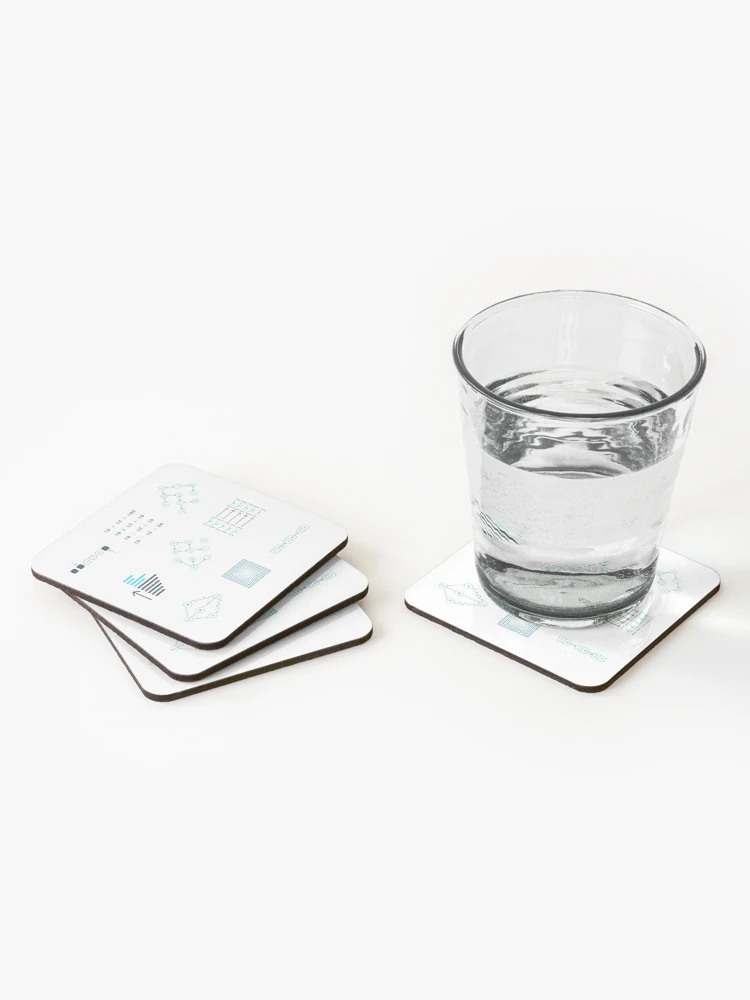 Thumbnail 2 of 5, Coasters (Set of 4), Algorithms and Data Structures designed and sold by Mechashadow.