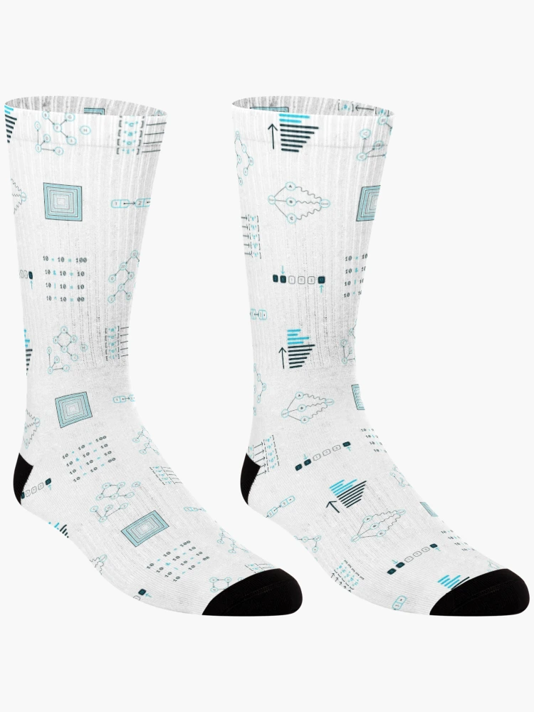 Thumbnail 3 of 5, Socks, Algorithms and Data Structures designed and sold by Mechashadow.