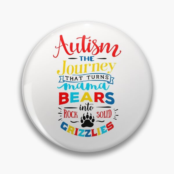 Item preview, Autism The Journey That turns Mama Bear into rock solid grizzles- Autism awareness designed and sold by shivani21061993.