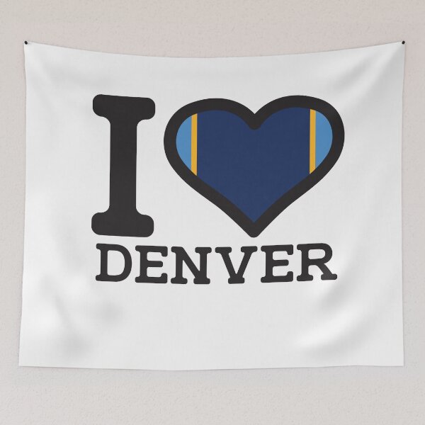 Item preview, “I love Denver" Basketball Fan T Shirt designed and sold by Ink Inc.