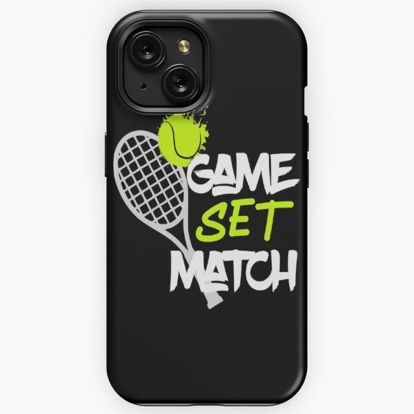  Funda para iPhone 12/12 Pro de raqueta de tenis Science  divertida cuerda de jugador : Celulares y Accesorios