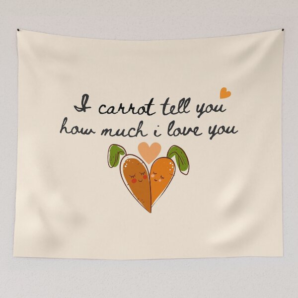 Item preview, i carrot tell you how much i love you designed and sold by momilon.