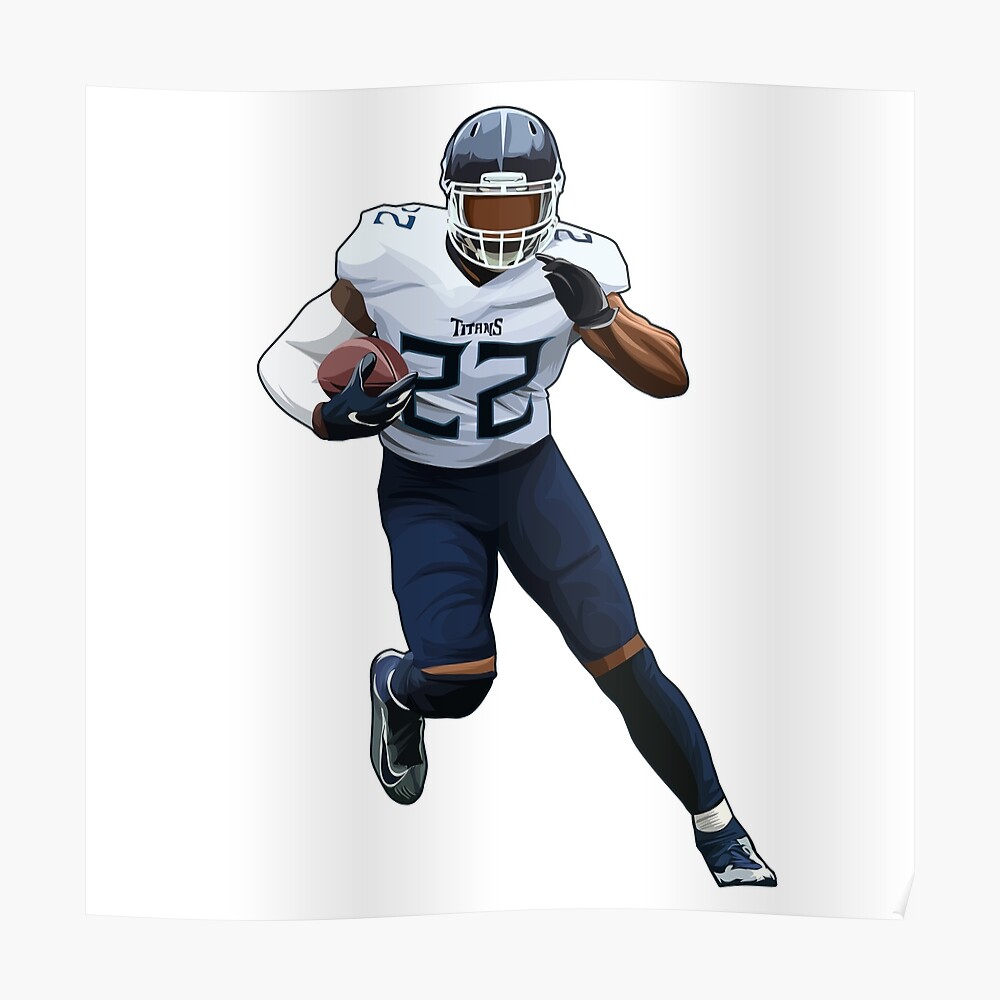 Derrick Henry NFL Removable Wall Decal