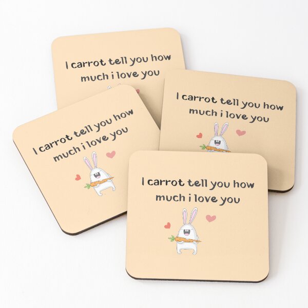 Item preview, i carrot tell you how much i love you designed and sold by momilon.