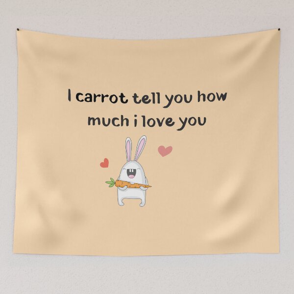 Item preview, i carrot tell you how much i love you designed and sold by momilon.