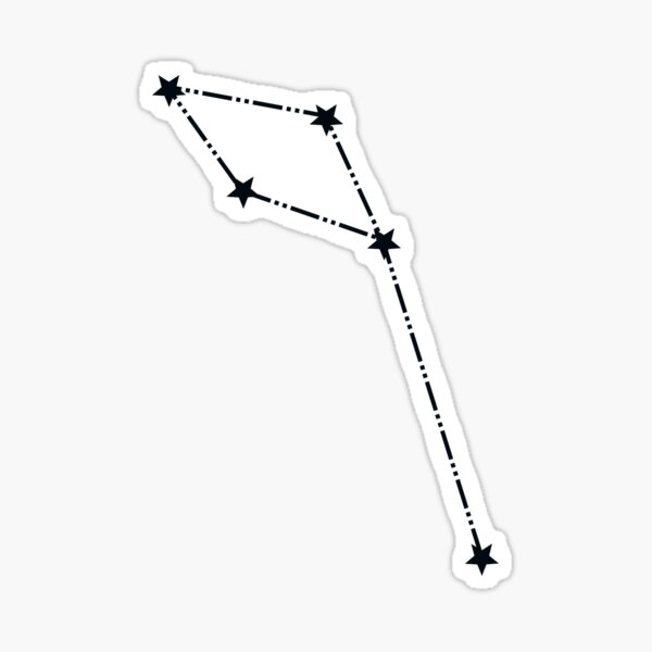 Delphinus Constellation Sticker