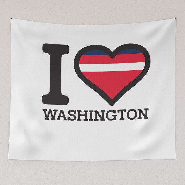 Item preview,  “I love Washington" Basketball Fan T Shirt designed and sold by Ink Inc.