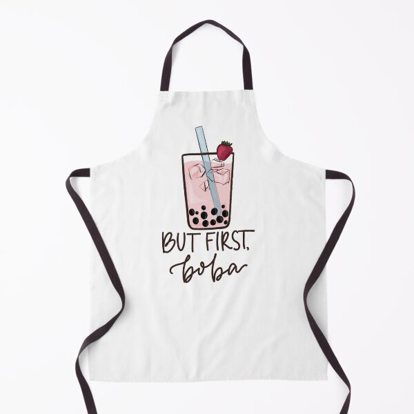 Item preview, But First, Boba (Pink/Strawberry) designed and sold by milcha-designs.
