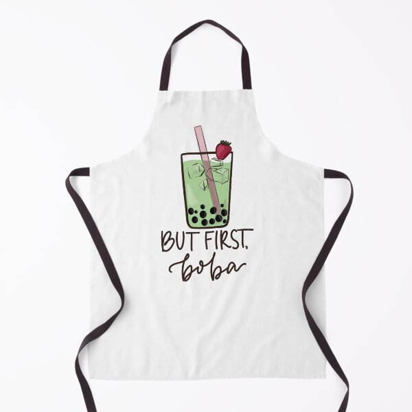 Item preview, But First, Boba (Green/Matcha) designed and sold by milcha-designs.